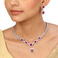 22k Gold Plated Sampada Kiranmayi Necklace set