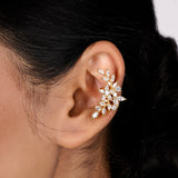 22k Gold Plated Jhilmil Muse Earclips