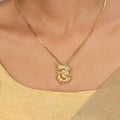 22k Gold Plated Sampada Agnija Pendant