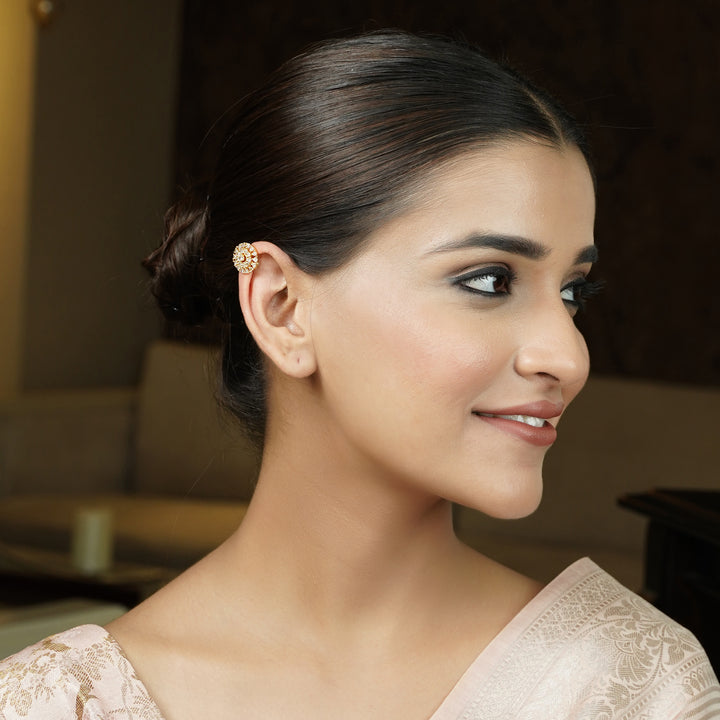 22k Gold Plated Tarika Nayra Earcuff