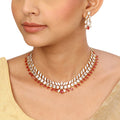 22k Gold Plated Sampada Madhukari Necklace set