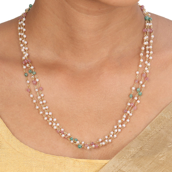 22k Gold Plated Sampada Mriganka Necklace