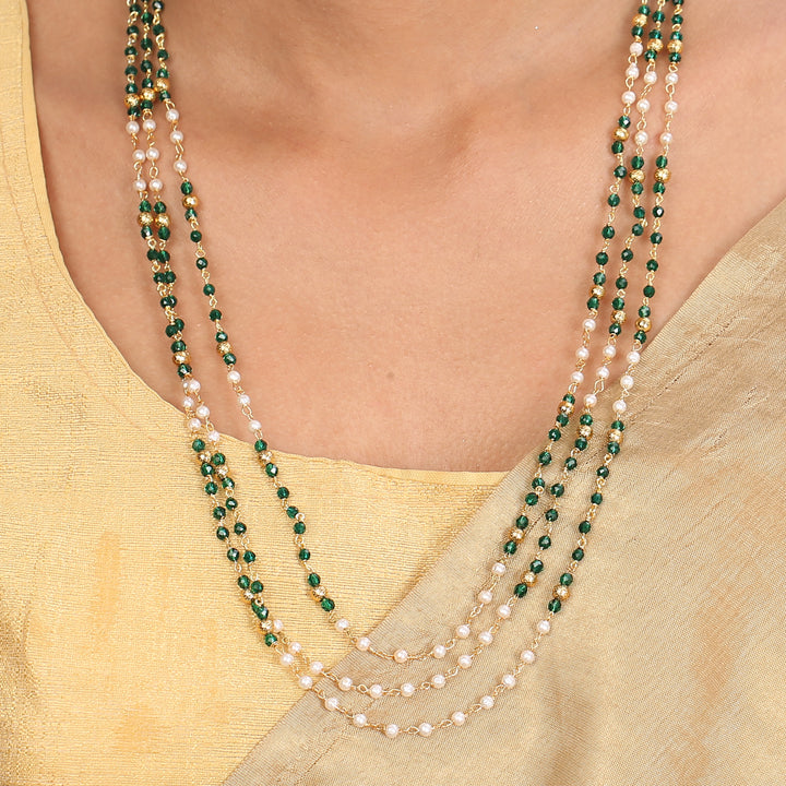 22k Gold Plated Sampada Nabhika Necklace