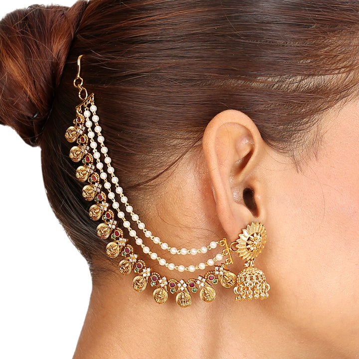22k Gold Plated Sampada Nalinakshi Earring
