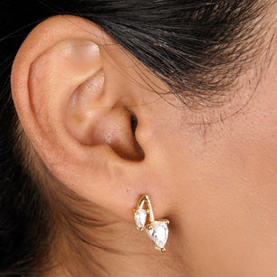 22k Gold Plated Ziya Radiant Studs