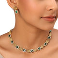 22k Gold Plated Kanchan Rohini Necklace Set