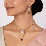 22k Gold Plated Nyra Hritika Pendant Set