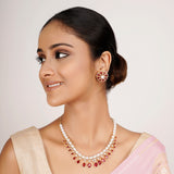 22k Gold Plated Zivara Rajnavi Necklace Set