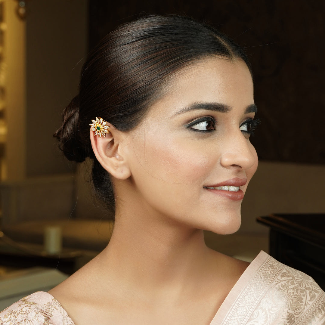 22k Gold Plated Tarika Zennia Earcuff
