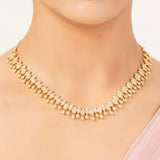 22k Gold Plated Gulnaar Teer Necklace Set