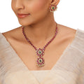 22k Gold Plated Kanchan Chandana Necklace Set
