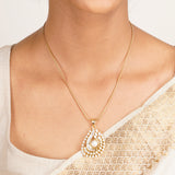 22k Gold Plated Ridhi Naga Pendant Set