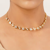 22k Gold Plated Gulnaar Sugandh Necklace Set
