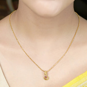 22k Gold Plated Suvarna Bindu Pendant