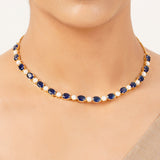 22k Gold Plated Gulnaar Neer Necklace Set