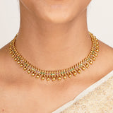 22k Gold Plated Kanaka Zayana Necklace Set