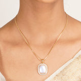 22k Gold Plated Ridhi Beeja Pendant Set