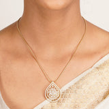 22k Gold Plated Ridhi Nishkar Pendant Set