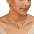 22k Gold Plated Kanchan Devashree Necklace Set