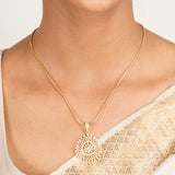 22k Gold Plated Ridhi Amritika Pendant Set