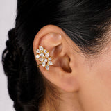 22k Gold Plated Jhilmil Nova Earclips