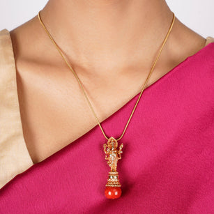 22k Gold Plated Ishvara Ansh Pendant