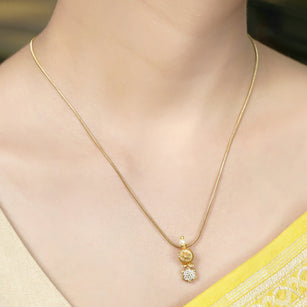 22k Gold Plated Suvarna Sopan Pendant