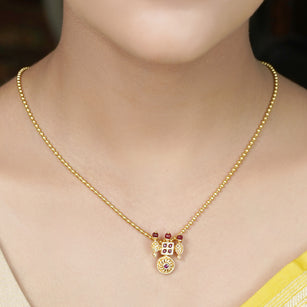 22k Gold Plated Suvarna Kavach Pendant