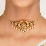 22k Gold Plated Kanaka Kiyana Necklace Set