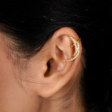 22k Gold Plated Jhilmil Opal Earclips