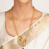 22k Gold Plated Kanaka Chetna Necklace Set