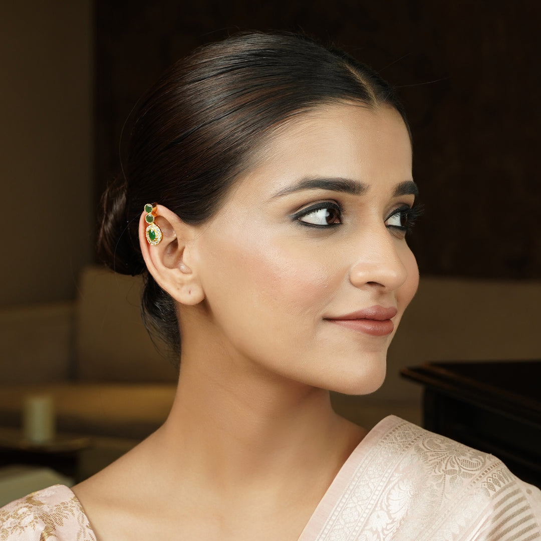 22k Gold Plated Tarika Vrinda Earcuff