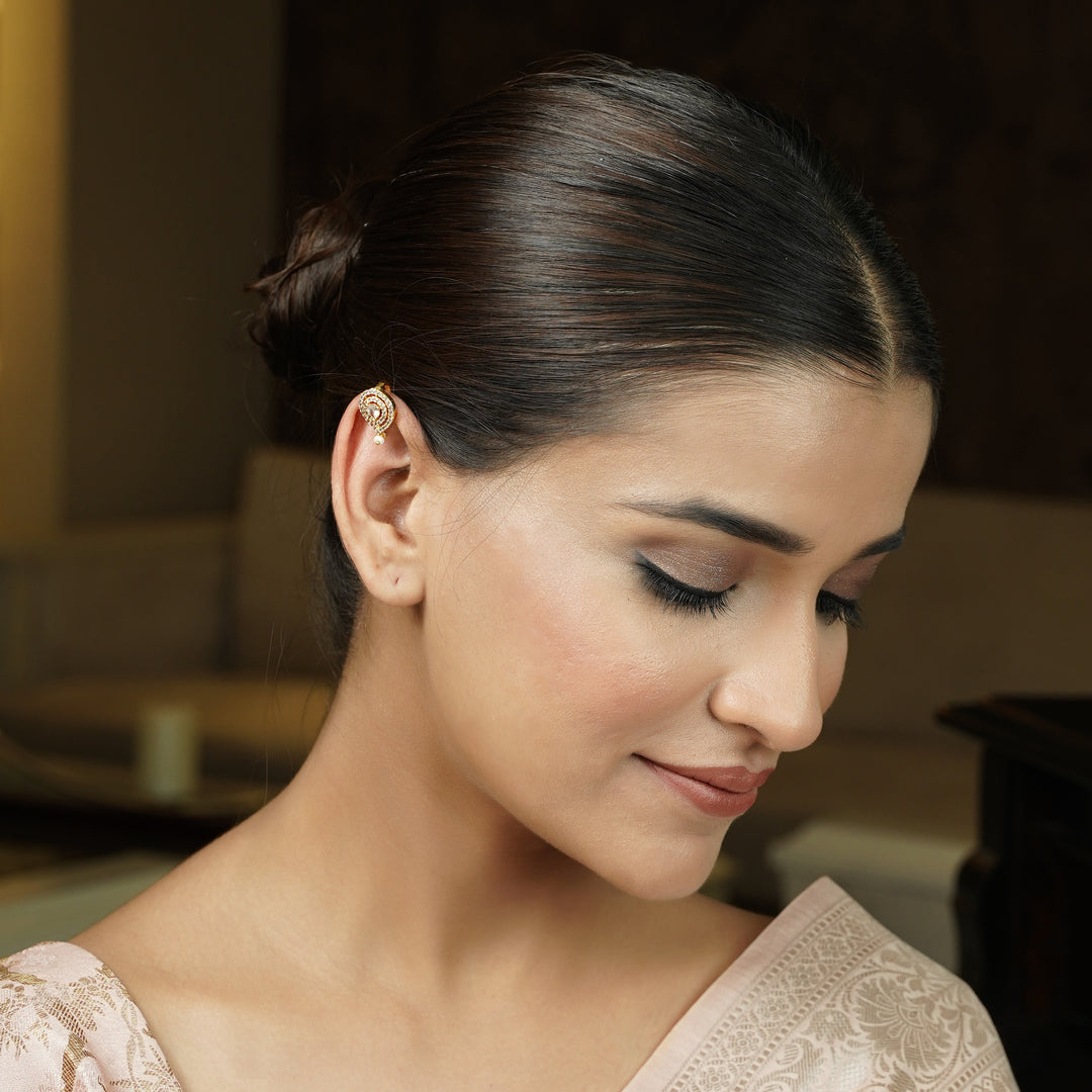 22k Gold Plated Tarika Pearla Earcuff
