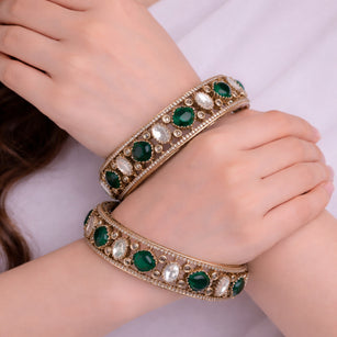 22k Gold Plated Kangan Trayani Bangle