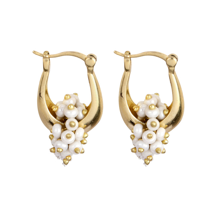 22k Gold Plated Gulabi Lakshmika Earrings