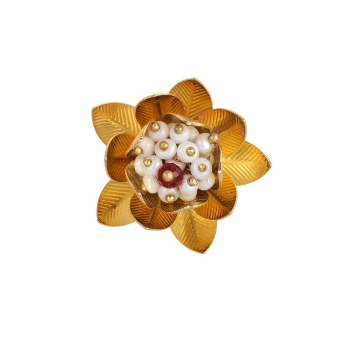 22k Gold Plated Gulabi Aatreyi Ring