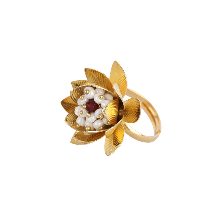 22k Gold Plated Gulabi Aatreyi Ring