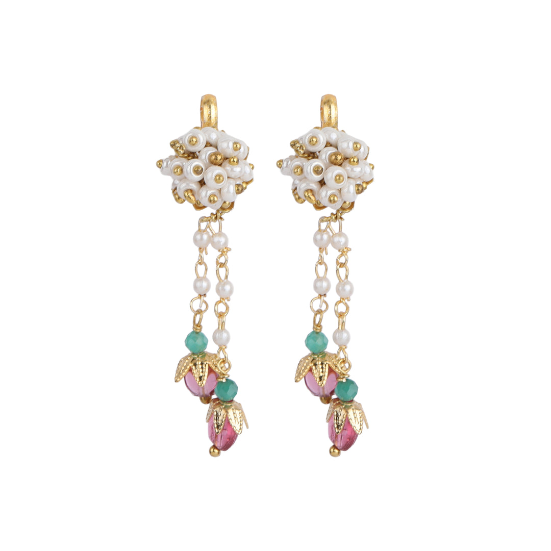 22k Gold Plated Gulabi Tarangini Earrings