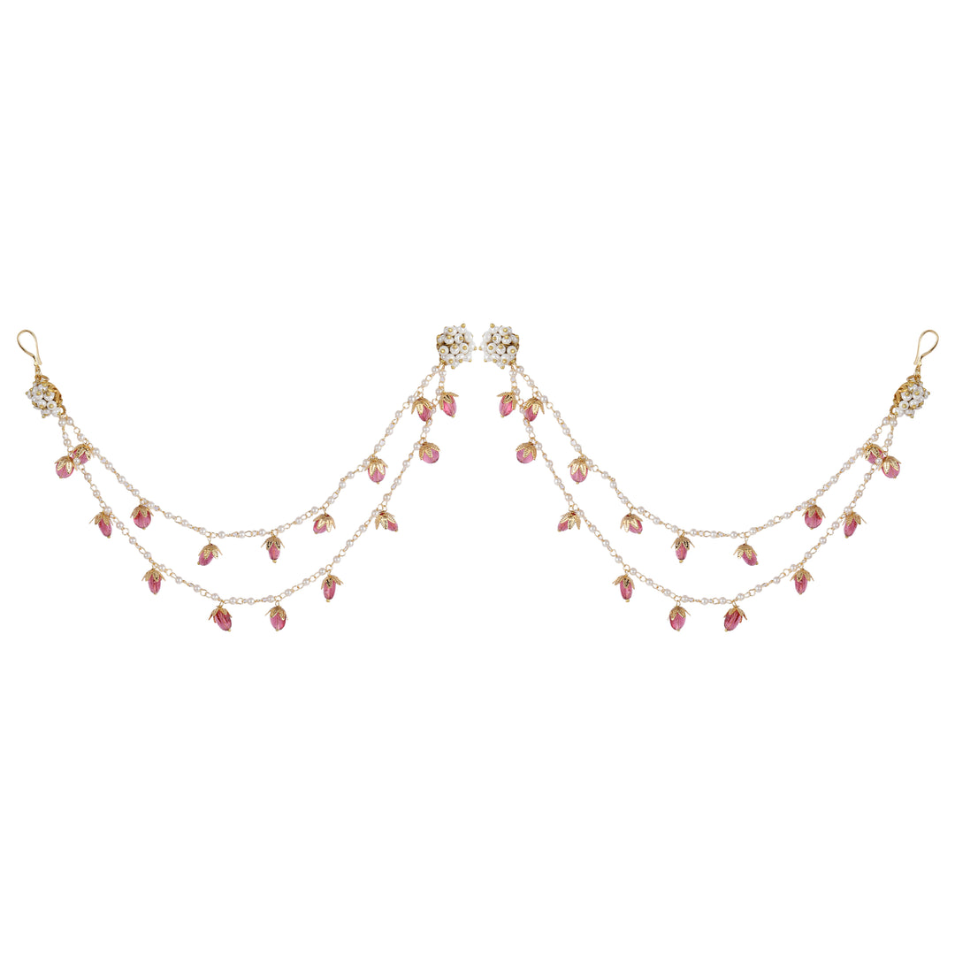 22k Gold Plated Gulabi Hemavati Earrings