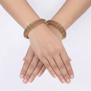 22k Gold Plated Kangan Samaira Bangle