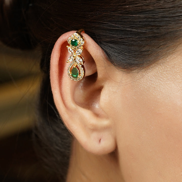 22k Gold Plated Tarika Taraash Earcuff