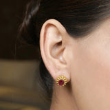 22k Gold Plated Suvarna Arka Pendant