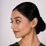 22k Gold Plated Jhilmil Sage Earclips