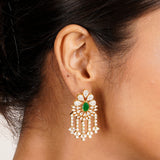 22k Gold Plated Ridhi Trinetra Pendant Set