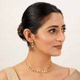 22k Gold Plated Gulnaar Sugandh Necklace Set
