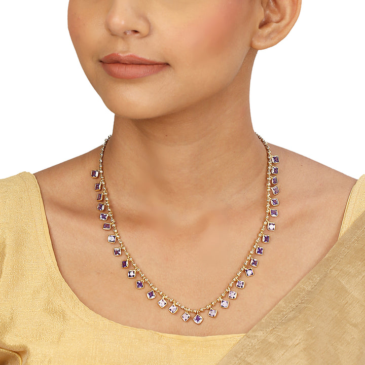 22k Gold Plated Sampada Chandrani Necklace