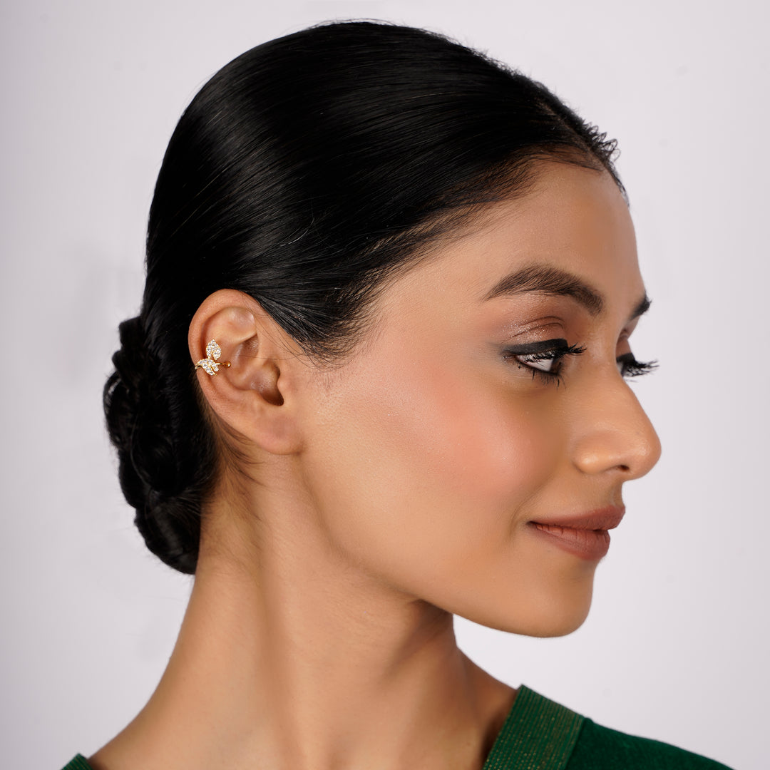 22k Gold Plated Jhilmil Vibe Earclips