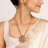 22k Gold Plated Kanaka Oorja Necklace Set