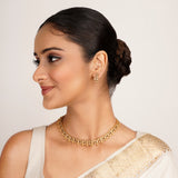 22k Gold Plated Kanaka Dhriti Necklace Set