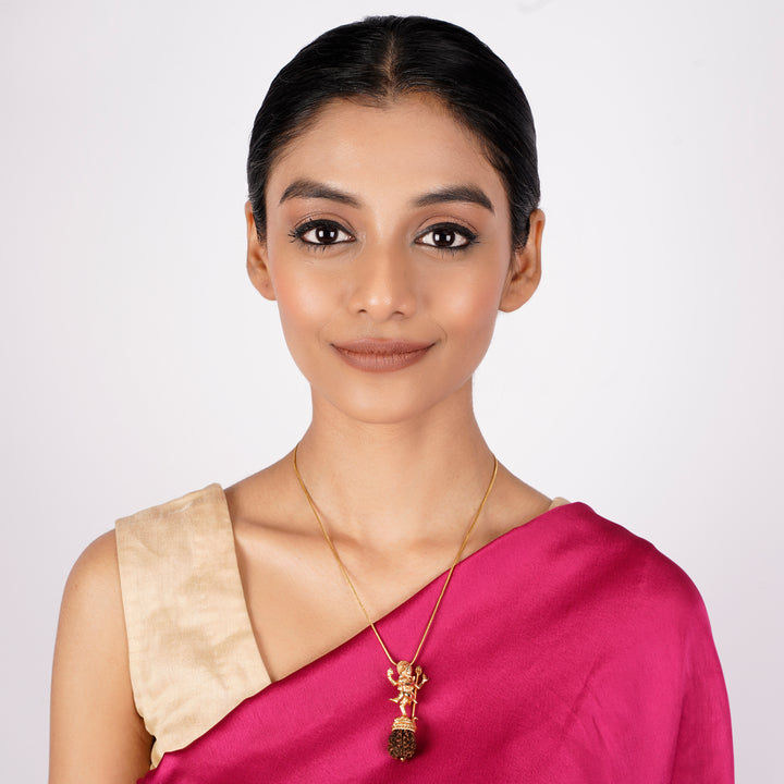 22k Gold Plated Ishvara Veera Pendant
